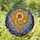 Golden Sun Crescent Moon Celestial Tapestry - Home Decor Gift for Stargazer Stained Glass Suncatcher - 1