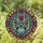 Day of the Dead Sugar Skull Calavera - Remembrance Home Decor Gift Stained Glass Suncatcher - 1