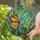 Monarch Butterfly Stained Glass Botanical Floral - Home Decor Gift for Nature Lover Stained Glass Suncatcher - 2