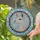 White Llama Head Glowing Jewel Tone Border - Wildlife Lover Home Decor Gift Stained Glass Suncatcher - 2