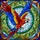 Macaw Parrot Flight Tiffany Stained Glass - Home Decor Gift for Wildlife Lovers Stained Glass Suncatcher - 5