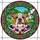 Bulldog Smoking Cigar British Flag Shirt - Man Cave Home Decor Gift for Dad Stained Glass Suncatcher - 5
