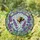 Tiffany Stained Glass Bumblebee Pollinating Lavender Floral Mosaic Home Decor Gift Stained Glass Suncatcher - 1
