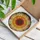 Sunflower Petals Red Orange Ring Rays of Light Clouds - Home Decor Gift for Garden Lover Stained Glass Suncatcher - 3
