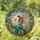 Fairy Iridescent Wings Dandelion Golden Frame - Home Decor Gift for Fairy Lover Stained Glass Suncatcher - 1