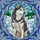 Siberian Husky Crystalline Icy Pine Winter Landscape - Home Decor Gift for Dog Lover Stained Glass Suncatcher - 5
