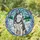Siberian Husky Crystalline Icy Pine Winter Landscape - Home Decor Gift for Dog Lover Stained Glass Suncatcher - 1