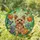 Yorkshire Terrier Floral Butterflies Home Decor Gift for Dog Lovers Stained Glass Suncatcher - 1