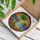 Tropical Island Beach Sunset Palm Trees Hibiscus Lush Foliage - Home Decor Gift Stained Glass Suncatcher - 3