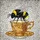 Fuzzy Bumblebee Yellow Black Stripe Ornate Teacup - Home Decor Gift for Bee Lover Stained Glass Suncatcher - 5