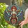 Fairy Peony Flower Tiffany Glass Celestial - Home Decor Gift for Women Stained Glass Suncatcher - 2