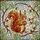 Squirrel Holding Acorns Home Decor Gift for Wildlife Lover Stained Glass Suncatcher - 5