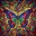 Majestic Butterfly Stained Glass Dark Lead Lines Kaleidoscope - Home Decor Gift Stained Glass Suncatcher - 5