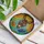 Fluffy Brown Donkey Sunglasses Fish Tiffany Glass Jewel Tones - Home Decor Gift Stained Glass Suncatcher - 3