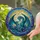 Dragon Embrace Tiffany Stained Glass Cosmic Nebula - Fantasy Home Decor Gift Stained Glass Suncatcher - 2