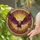 Majestic Eagle Starburst Cloudy Sky - Wildlife Lover Home Decor Gift Stained Glass Suncatcher - 2