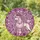 Majestic Crowned Poodle Dreamlike Abstract Garden Landscape Mosaic - Home Decor Gift for Poodle Enthusiasts Stained Glass Suncatcher - 1