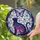 Black Cat Galaxy Nebula Butterfly Starry Night Sky Mosaic - Home Decor Gift for Cat Lover Stained Glass Suncatcher - 2