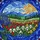 Stained Glass Spring Landscape Wildflowers Mountains Sun - Nature Lover Gift Stained Glass Suncatcher - 5