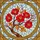 Red Blossoms Gnarled Branch Purple Buds Leaves Ornate Frame Home Decor Gift Stained Glass Suncatcher - 5
