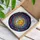 Golden Sun Crescent Moon Stars Planetary Gem Accents Cosmic Sky - Home Decor Gift Stained Glass Suncatcher - 3