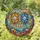 Stained Glass Crystal Star Celestial Moons Nebulae - Cosmic Decor Gift Stained Glass Suncatcher - 1