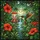 Hummingbird Hibiscus Tropical Waterfall Jungle - Home Decor Gift for Wildlife Lover Stained Glass Suncatcher - 5