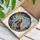 Basset Hound Dog Peony Floral Home Decor Gift for Dog Lover Stained Glass Suncatcher - 3