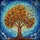 Tree of Life Puzzle Fragments - Home Decor Gift for Nature Lover Stained Glass Suncatcher - 5