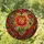 Red Orange Rose Heart Frame Tiffany Stained Glass - Home Decor Gift for Rose Lover Stained Glass Suncatcher - 1