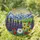 Wildflower Meadow Monarch Butterfly Mountain Sunburst - Home Decor Gift Nature Lover Stained Glass Suncatcher - 1