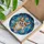 Glowing Translucent Tiffany Glass Corgi Dog Daisy Flowers - Corgi Lover Gift Stained Glass Suncatcher - 3