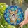 Glowing Translucent Tiffany Glass Corgi Dog Daisy Flowers - Corgi Lover Gift Stained Glass Suncatcher - 2