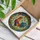 Rooster Floral Botanical Mosaic - Farmhouse Home Decor Gift for Rooster Lover Stained Glass Suncatcher - 3