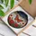 Red Butterfly Black Veins Peonies Rosebuds Night Sky Mosaic Home Decor Gift for Butterfly Lover Stained Glass Suncatcher - 3