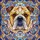 Bulldog Face Floppy Ears Wrinkles Dewlap Stained Glass - Home Decor Gift for Bulldog Lovers Stained Glass Suncatcher - 5
