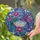 Tiffany Glass Birds Bird Bath Flowers Butterflies - Home Decor Gift for Bird Lover Stained Glass Suncatcher - 2