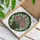 Vibrant Pink Flowering Plant Barrel Planter - Home Decor Gift for Plant Lover Stained Glass Suncatcher - 3