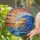 Hokusai Great Wave Fishing Boats Sunset Ocean Scene - Home Decor Gift Stained Glass Suncatcher - 2