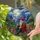 Gnome Wizard Mushroom Castle Full Moon Night - Home Decor Gift for Fantasy Fan Stained Glass Suncatcher - 2