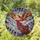 Graceful Winged Angel Woman Mosaic Gown Trumpet Ethereal Clouds Celestial Home Decor Gift Stained Glass Suncatcher - 1