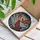 Graceful Winged Angel Woman Mosaic Gown Trumpet Ethereal Clouds Celestial Home Decor Gift Stained Glass Suncatcher - 3