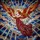 Graceful Winged Angel Woman Mosaic Gown Trumpet Ethereal Clouds Celestial Home Decor Gift Stained Glass Suncatcher - 5