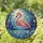 Majestic Flamingo Dreamcatcher Night Moon - Home Decor Gift for Flamingo Lover Stained Glass Suncatcher - 1