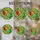 Stained Glass Apples Green Leaves Geometric Organic Mosaic Lead Lines - Home Decor Gift Stained Glass Suncatcher - 4