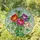 Four Blooming Peony Flower Bouquet Lush Green Foliage - Home Decor Gift Stained Glass Suncatcher - 1