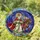 Saint Nicholas Horse Robed Figures Celestial Mosaic Star Christmas Holiday Gift Stained Glass Suncatcher - 1