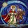Saint Nicholas Horse Robed Figures Celestial Mosaic Star Christmas Holiday Gift Stained Glass Suncatcher - 5