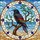 Black Raven Rainbow Wing Gnarled Branch Stained Glass Mosaic Home Decor Gift Stained Glass Suncatcher - 5