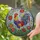 Majestic Rooster Stained Glass Floral Farmhouse Home Decor Gift for Farm Lover Stained Glass Suncatcher - 2